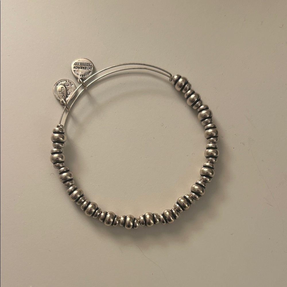 Alex and Ani Silver Beaded Bracelet